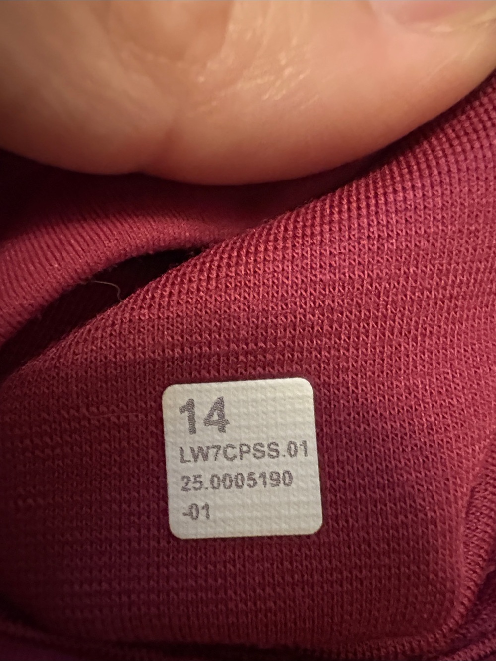 Lululemon High-Rise Black Tie-Dye pink purple set of biker Shorts size 14 - Picture 5 of 5
